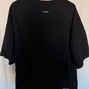 Black Men's Relaxed Short-Sleeve Shirt